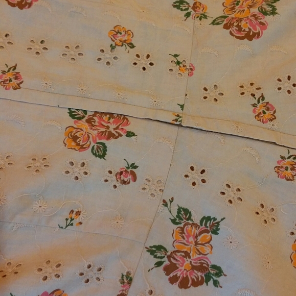 Gifted BOHO floral midi dress peach, with Free scarf and belt - Picture 5 of 10